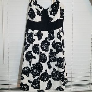 Torrid black and white dress